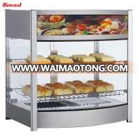 Pizza Heating Pizza Display Glass Door Showcase