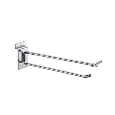 Super market double line slatwall hooks slatwall hooks display