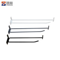 Supermarket shelf accessory wire slatwall hook display custom metal display peg hook