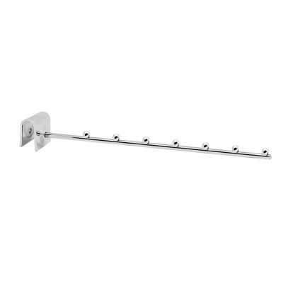 Metal straight display hook with 7 balls