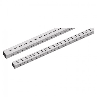 Supermarket aluminum A column/slotted channel brackets/ channel slot upright