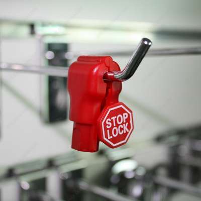 Supermarket EAS security display hook stop lock hook